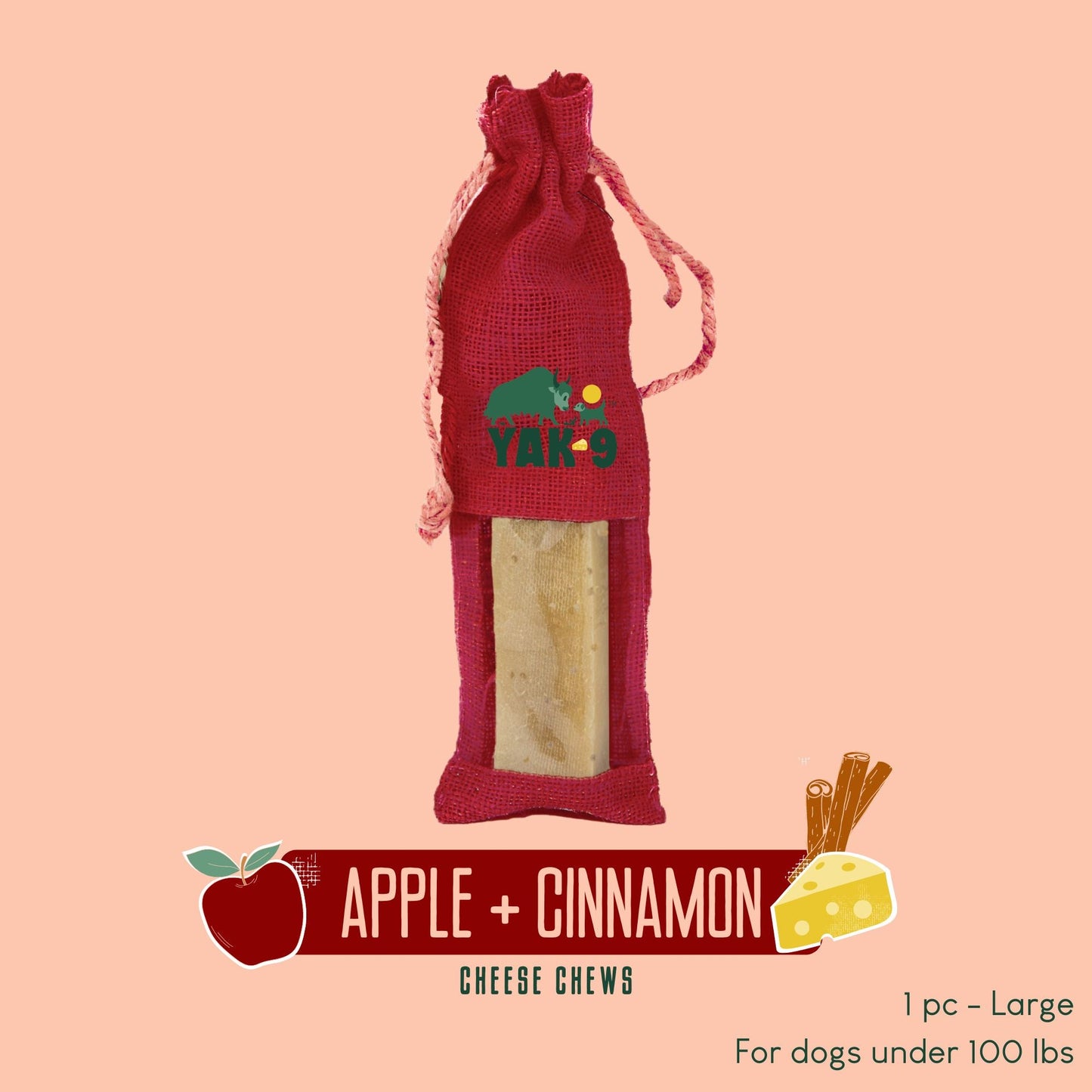 Apple & Cinnamon Chews for Dogs