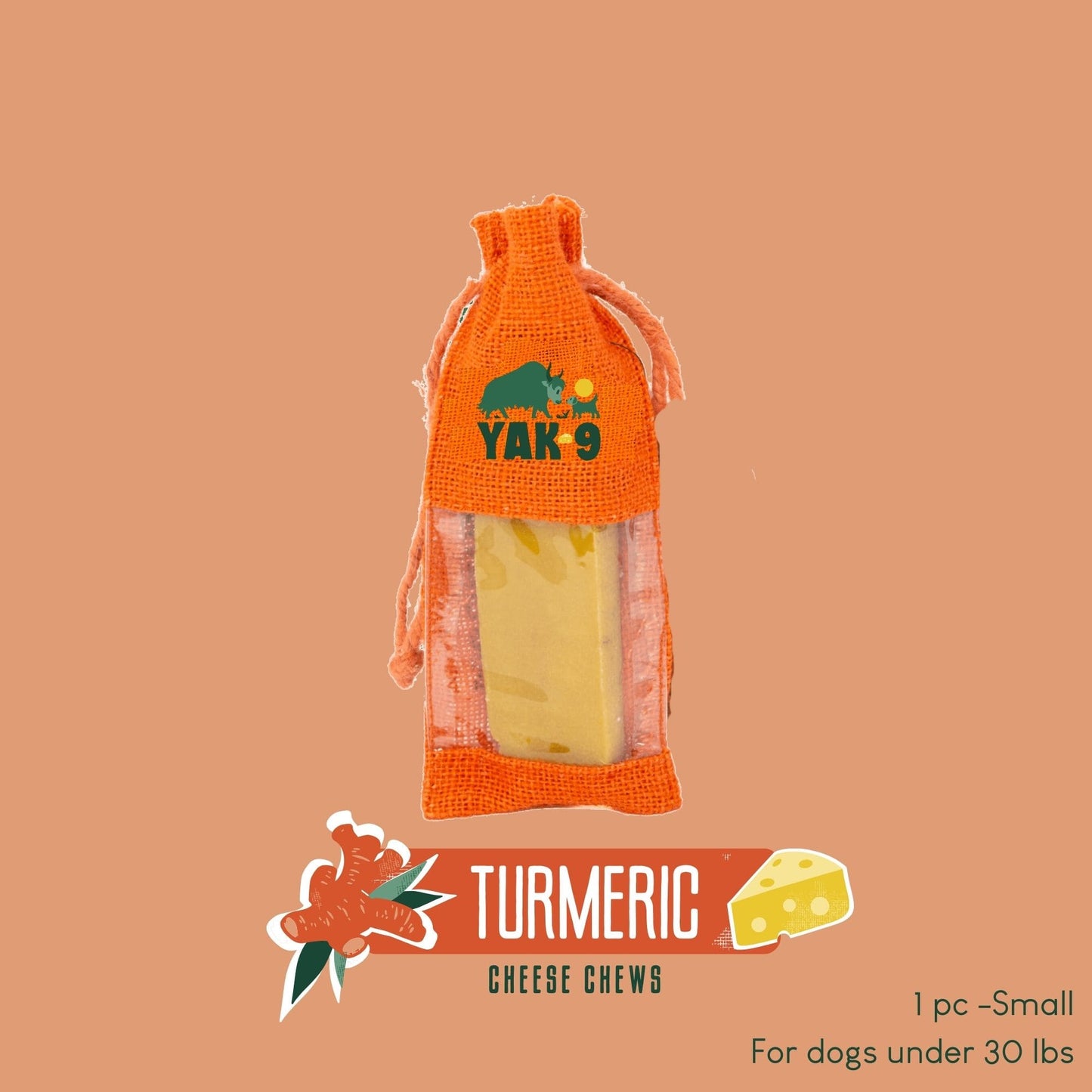 Turmeric Cheese Chews for Dogs