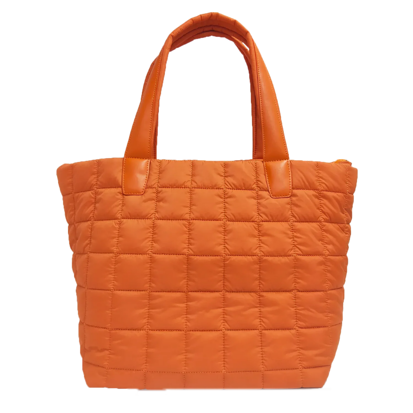 Quilted Nylon Tote – Lightweight, Triple-Zip, Travel & Work Ready