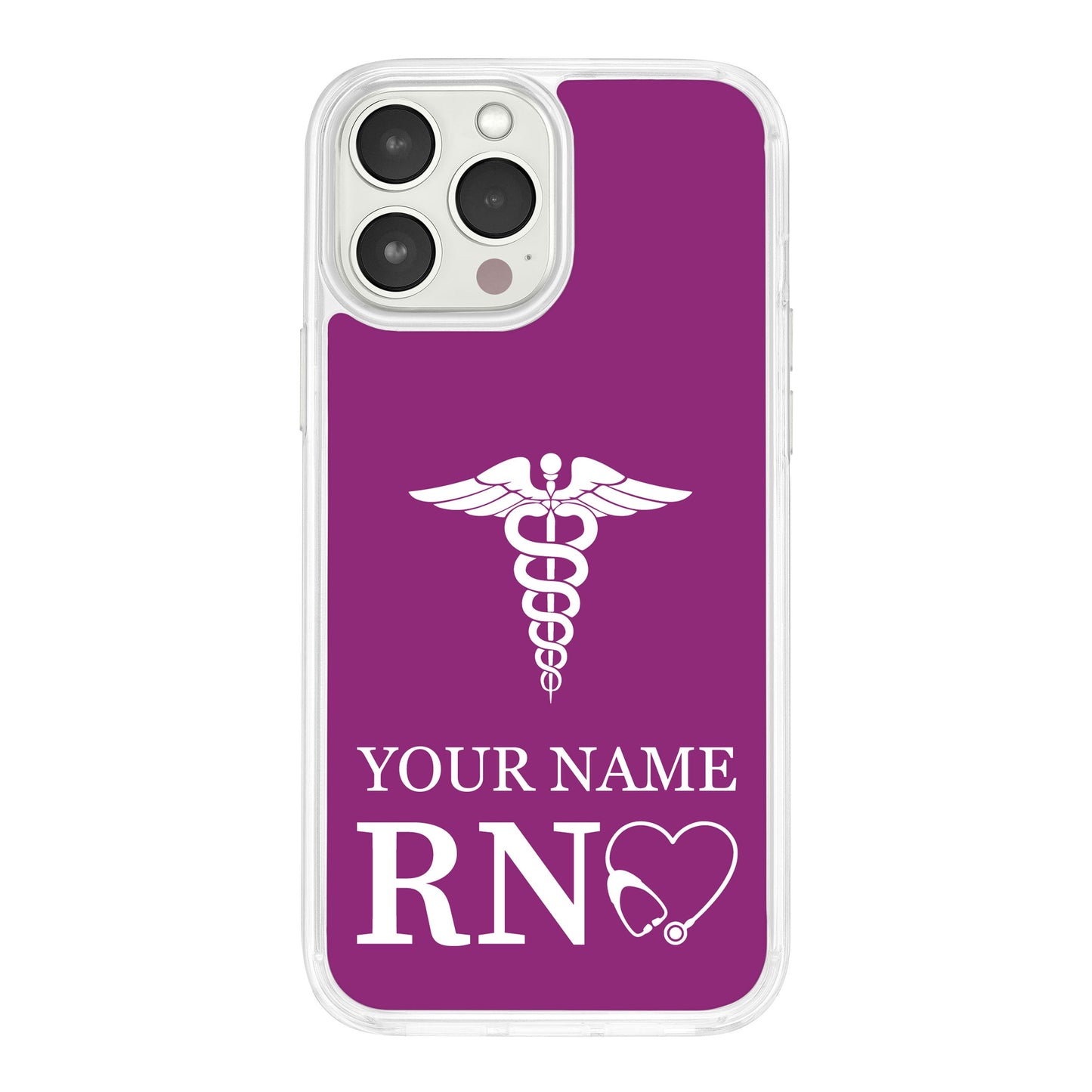 Nurse HD Custom Name Apple iPhone 12 Series Mag-Safe Phone Case
