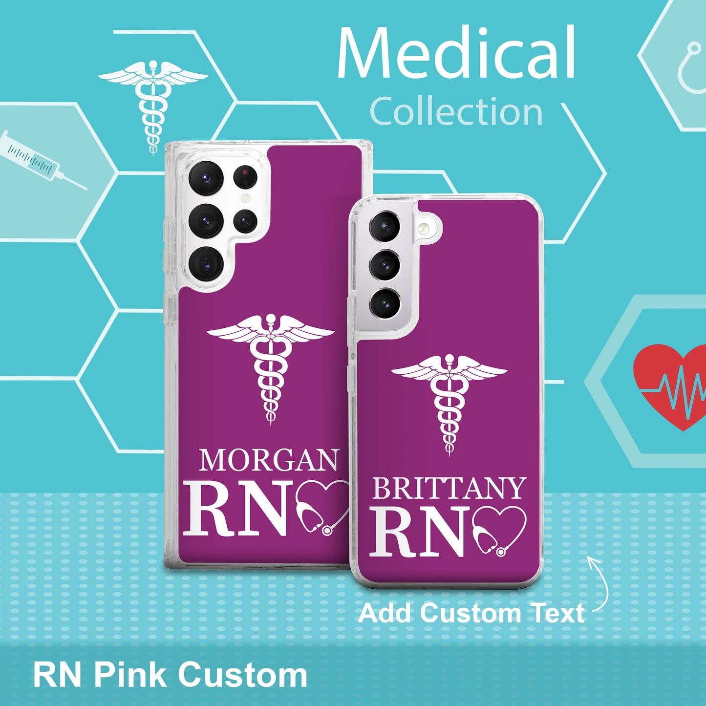 Nurse HD Custom Name Samsung Galaxy S23 Phone Case