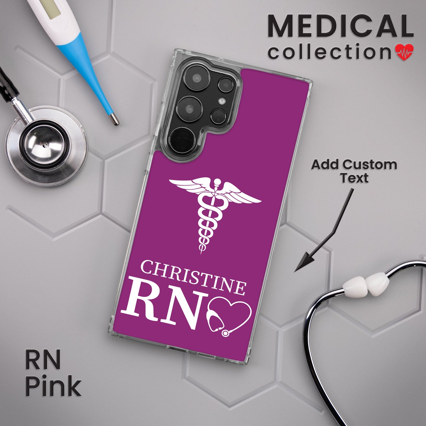 Nurse HD Custom Name Samsung Galaxy S23 Phone Case