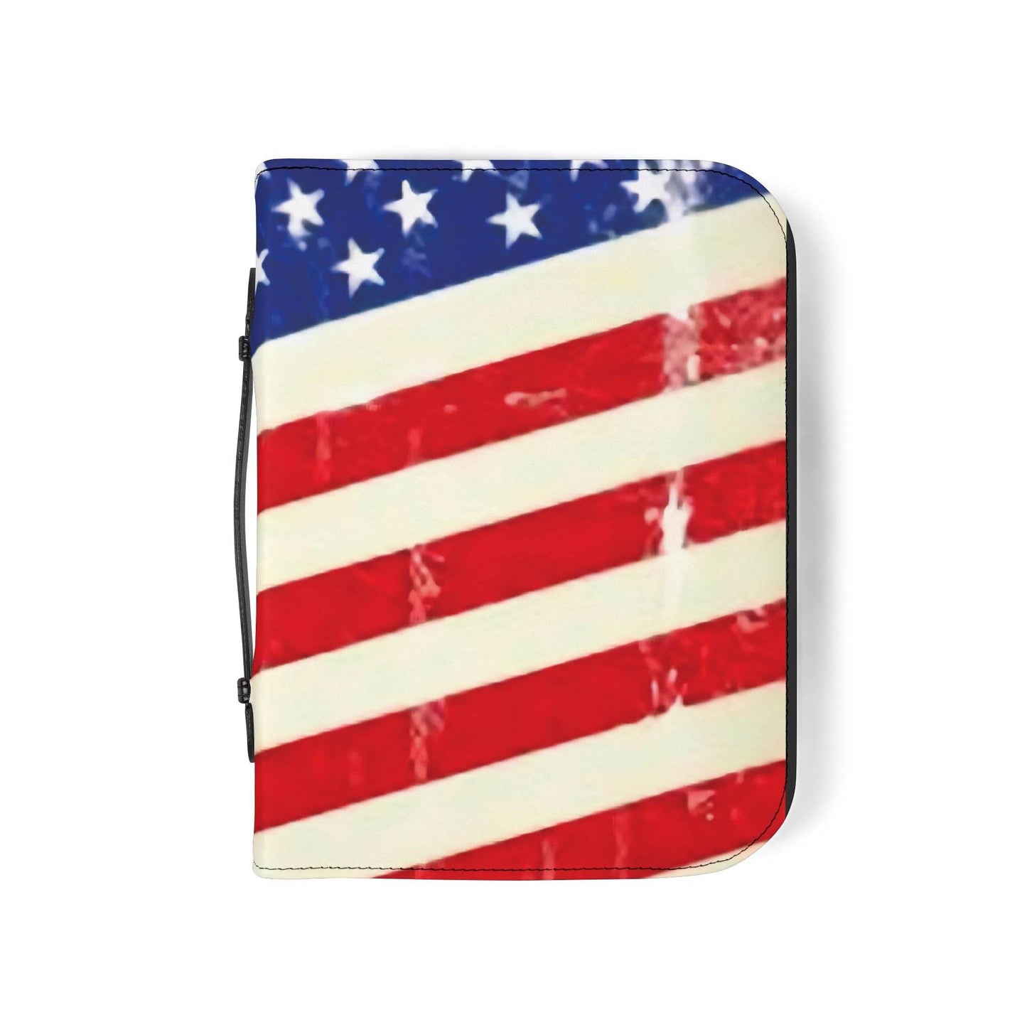 Patriotic Bible Cover - American Flag Design