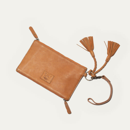 TWO ZIPPER POUCH