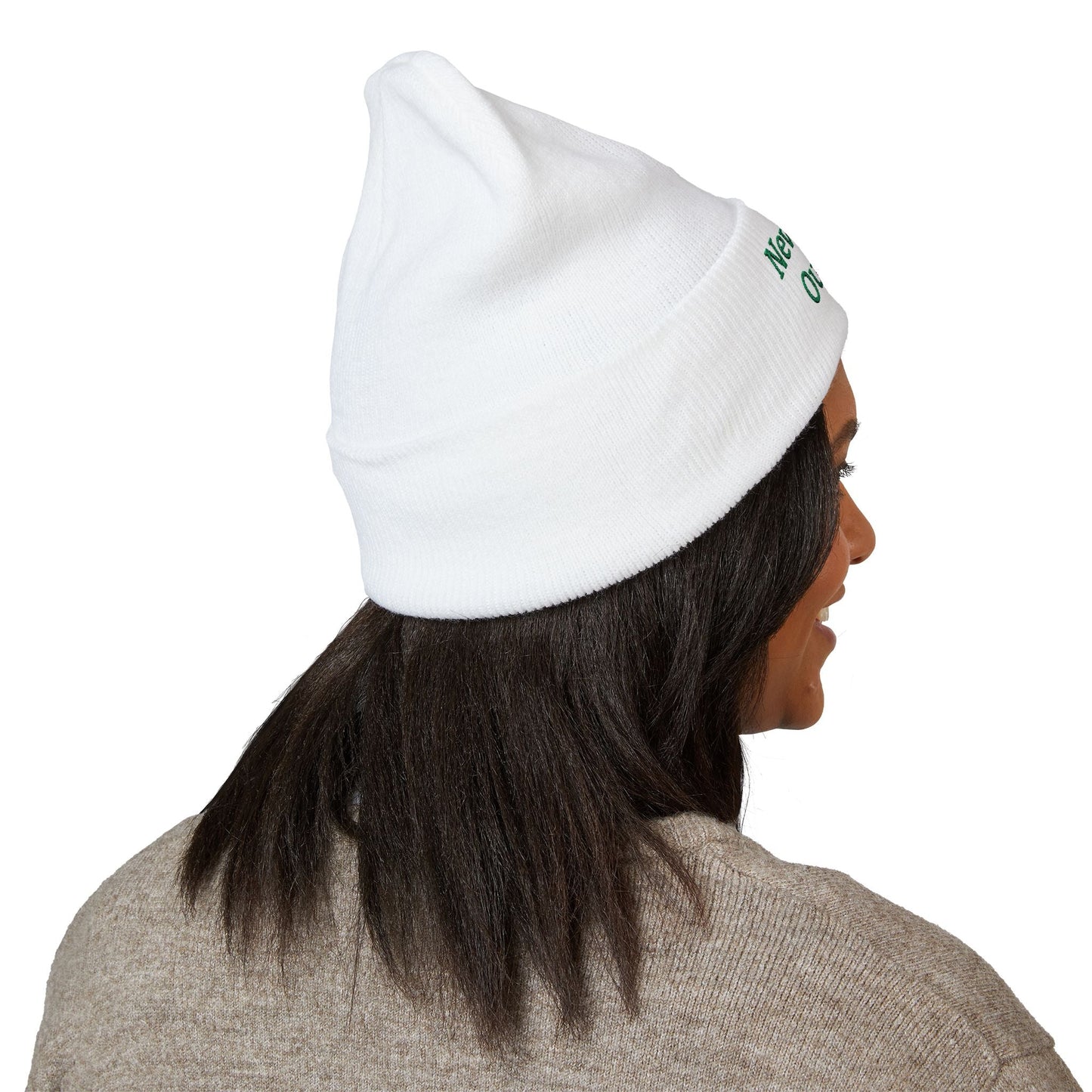 "NevarLand Outpost" - Embroidered Cuffed Knit beanie