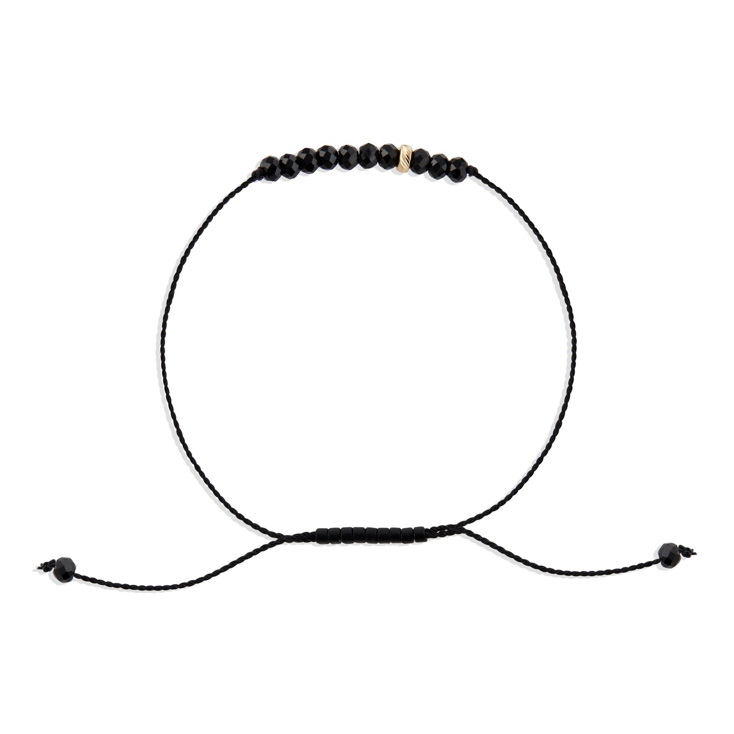 The Energy Project  – Protection Bracelet - Black Tourmaline & 14k Gold