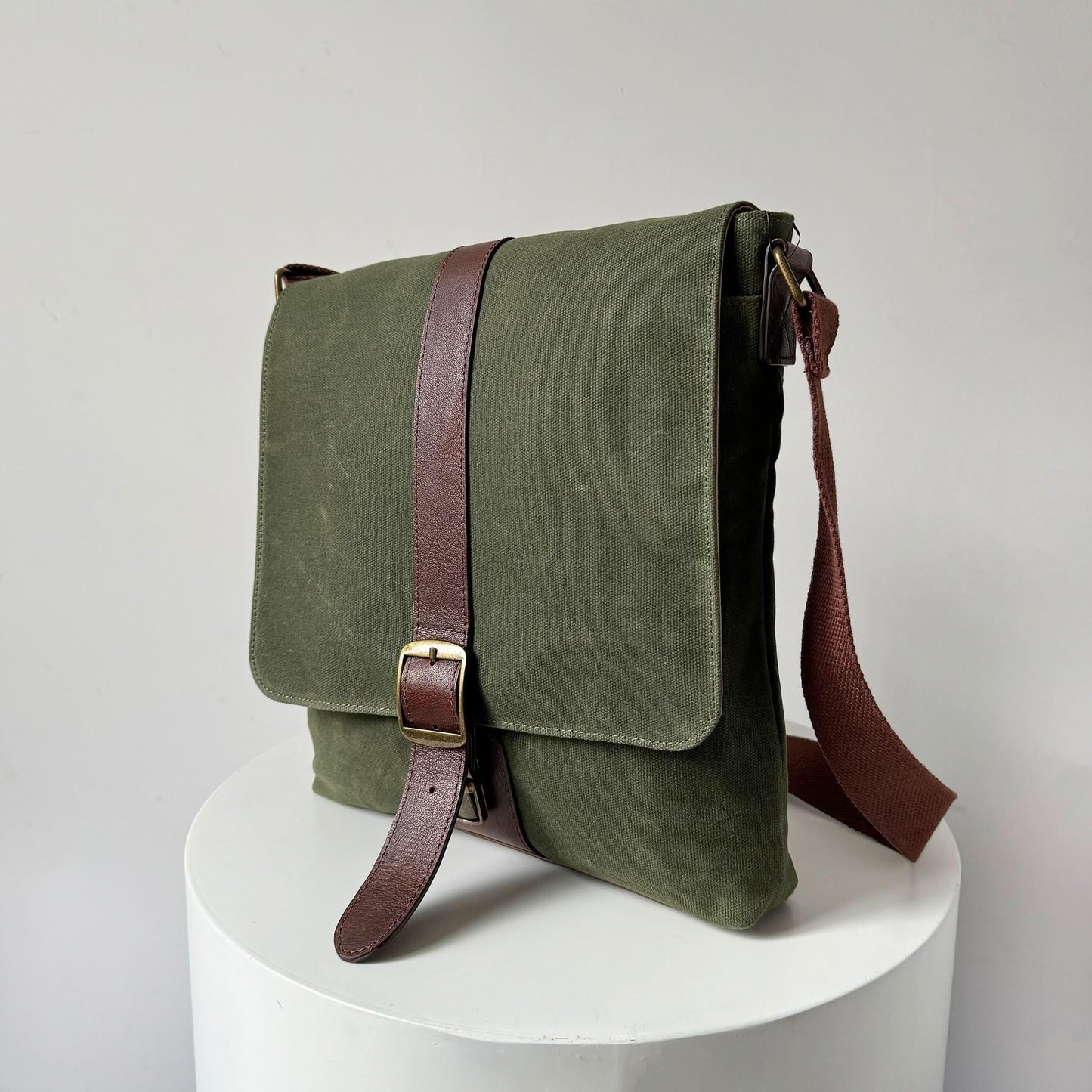 Messenger Bags, Maxwell Leather/Waxed Canvas Messenger Bags