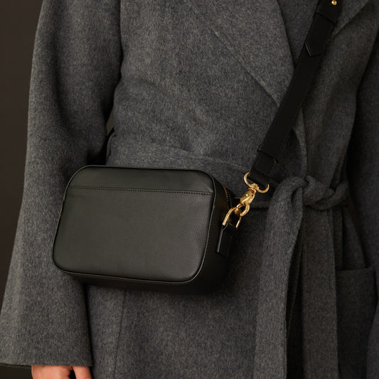 Gala Crossbody Camera Bag (Black)