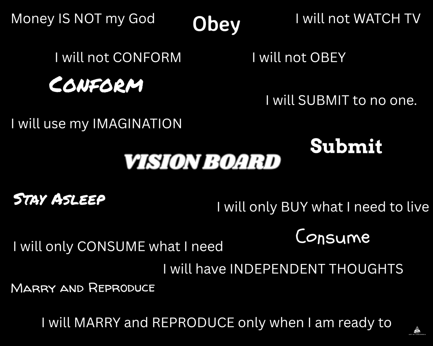 Vision Board Hardcover Journal - A5 - Inspire Creativity & Independent Thinking