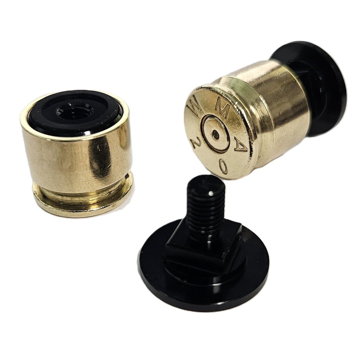 50 Caliber BMG Welding Hood Helmet Fasteners Headgear Replacement Parts Accessories Screws Flip Hood Aluminum - Anodized w/Silicone Washer Non-Slip 1 Pair