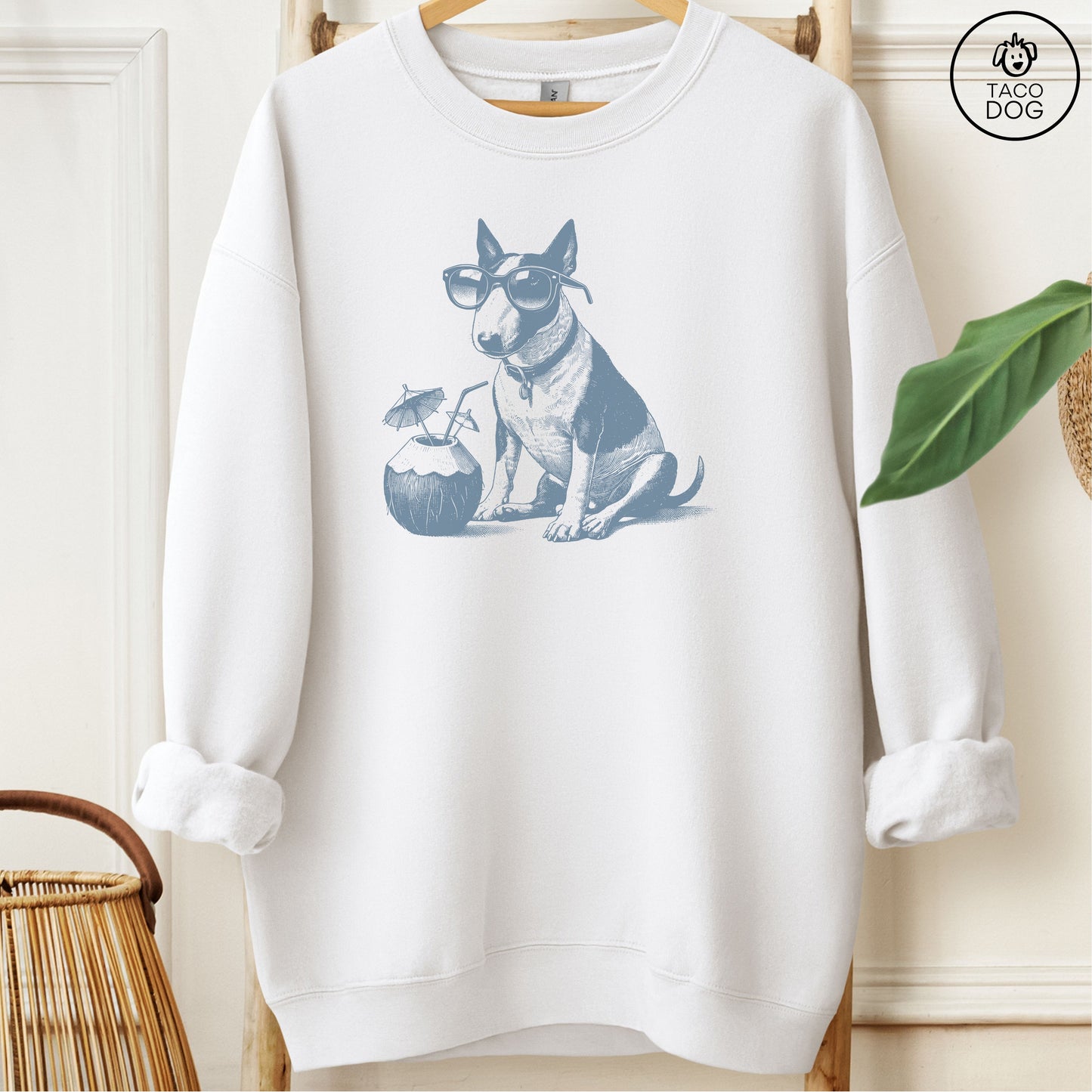 English Bull Terrier Vacation Sweatshirt
