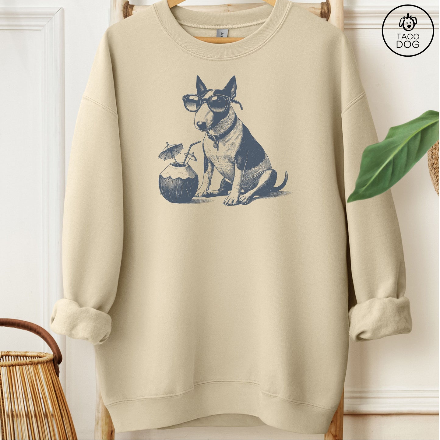 English Bull Terrier Vacation Sweatshirt