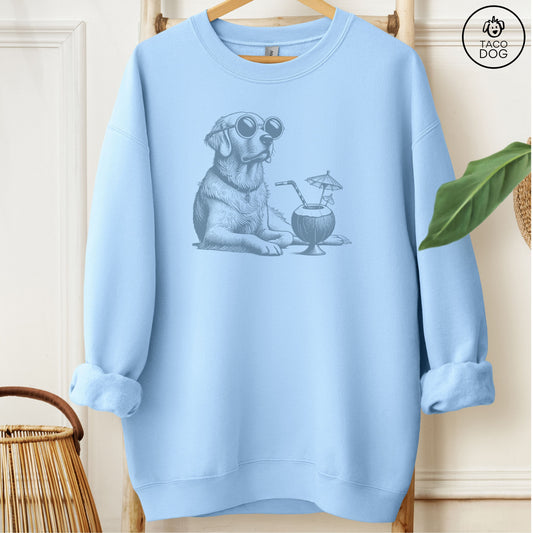 Golden Retriever Vacation Sweatshirt