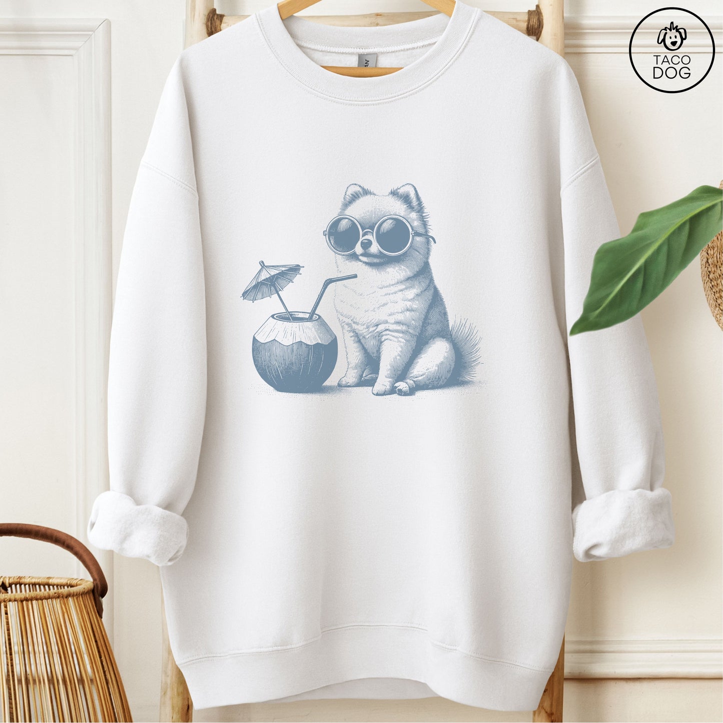 Pomeranian Vacation Sweatshirt