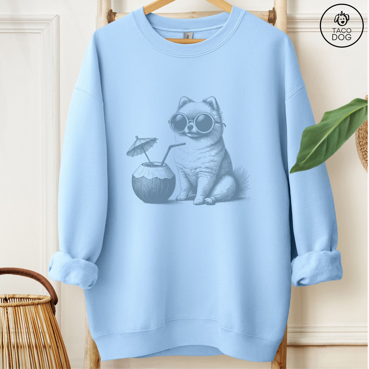 Pomeranian Vacation Sweatshirt