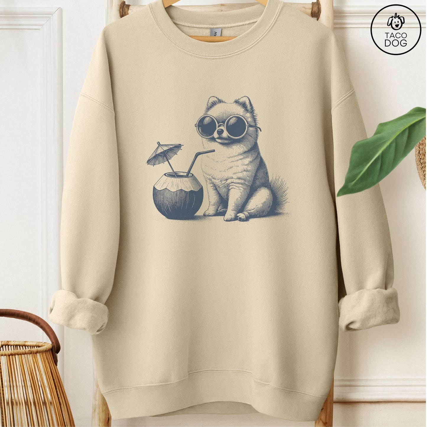 Pomeranian Vacation Sweatshirt