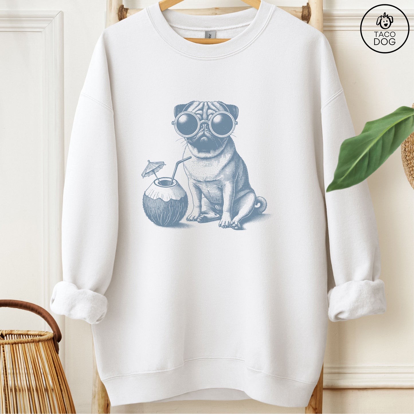 Pug Vacation Sweatshirt