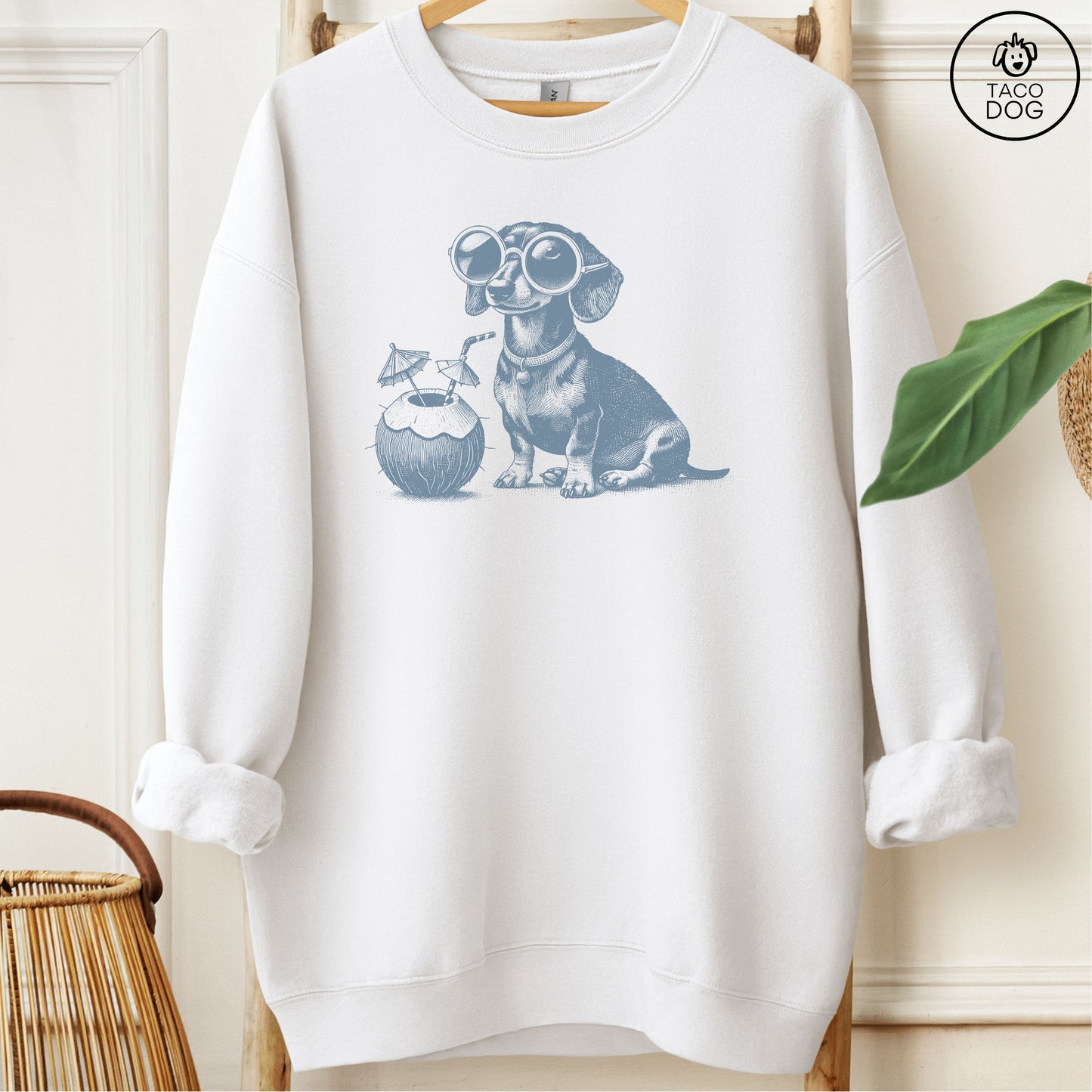 Dachshund Weenie Vacation Sweatshirt