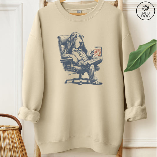 Basset Hound World's Best Dad Mug Sweatshirt