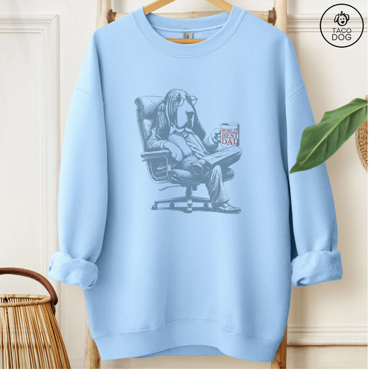 Basset Hound World's Best Dad Mug Sweatshirt