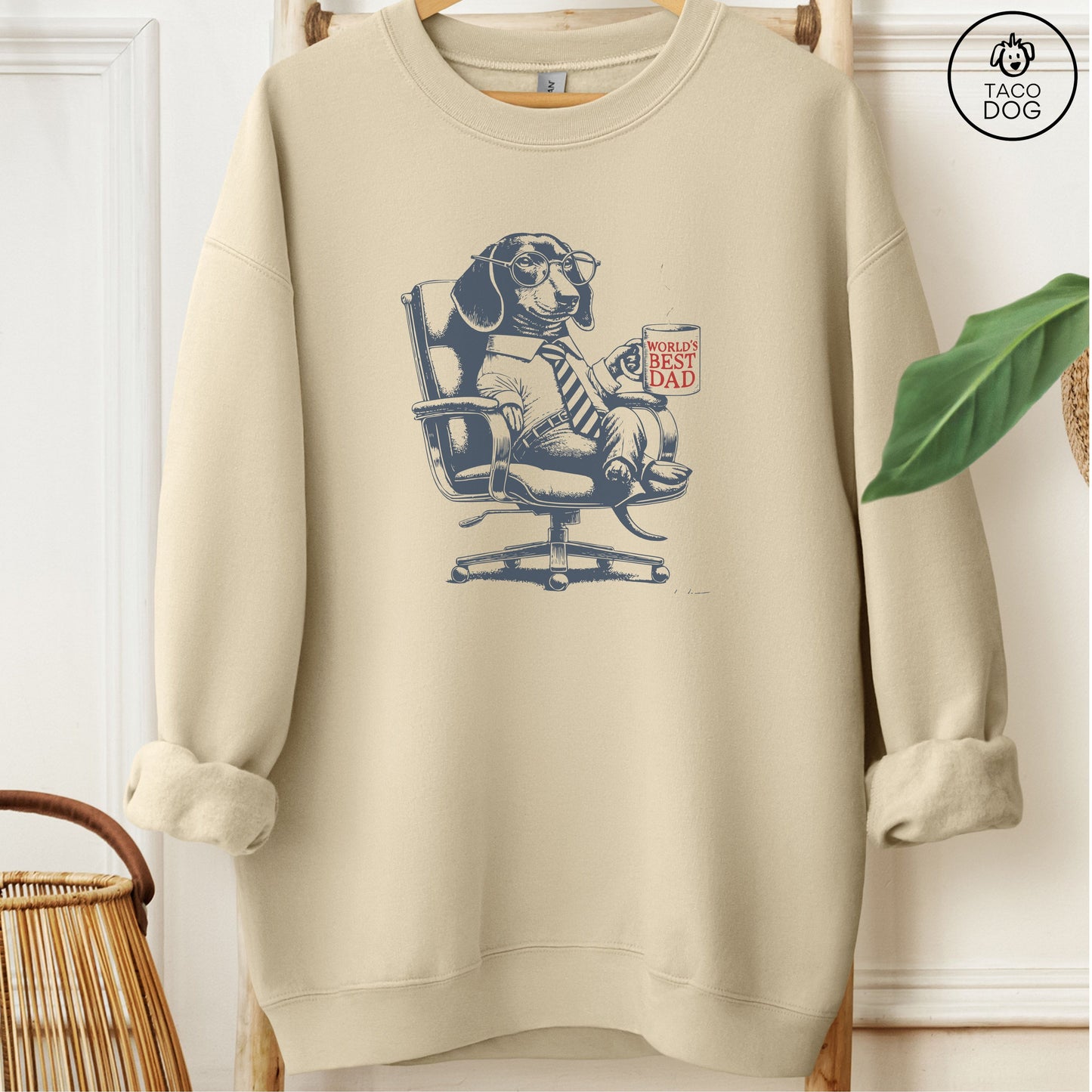 Dachshund Doxie Weenie World's Best Dad Mug Sweatshirt