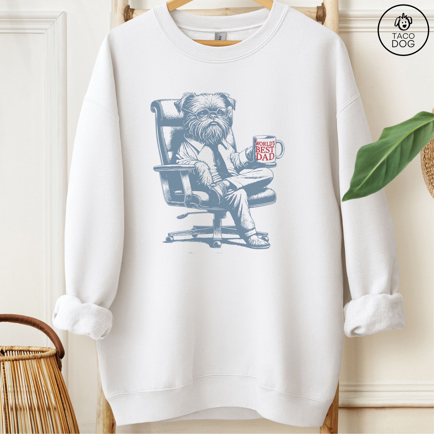 Brussels Griffon Griff World's Best Dad Mug Sweatshirt