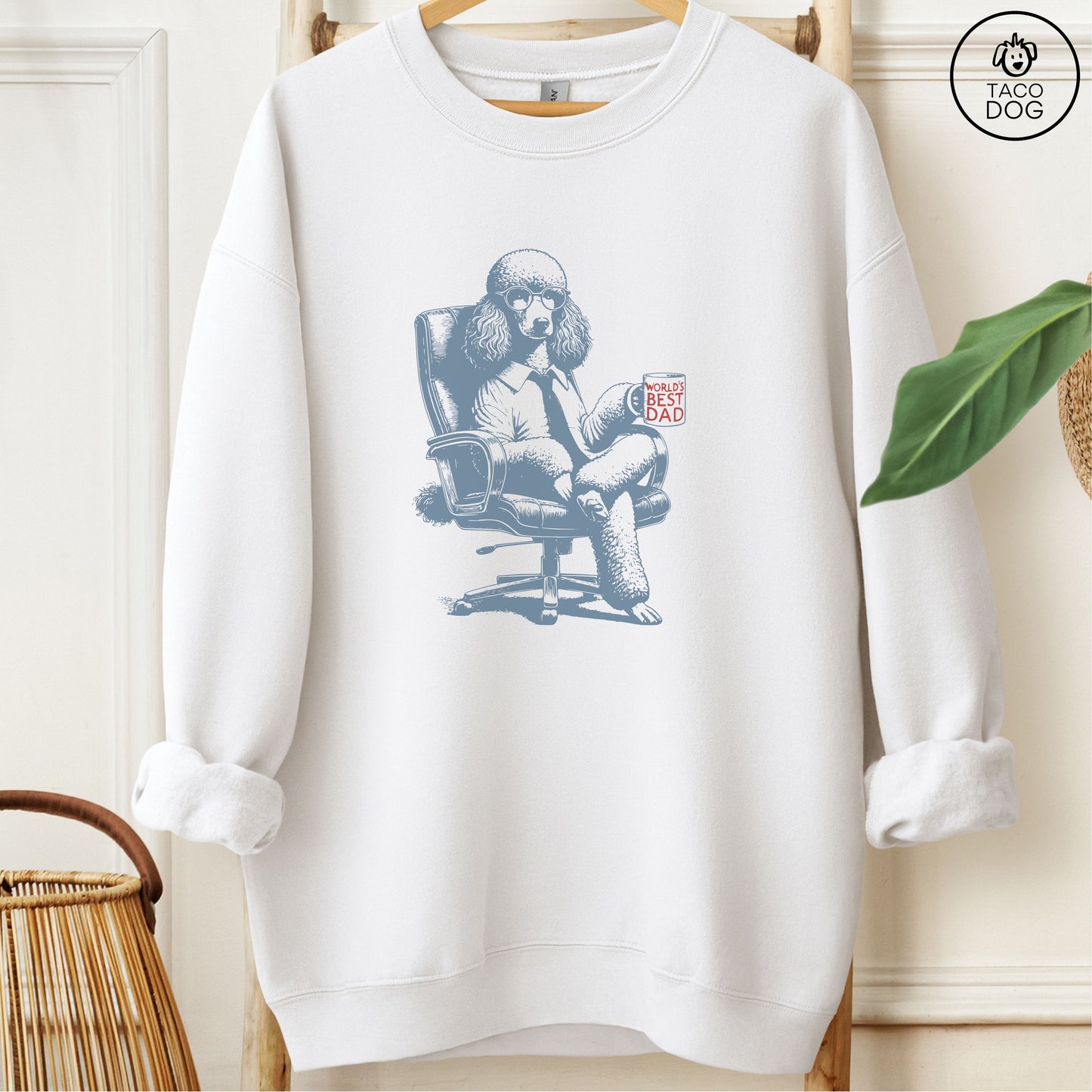 Poodle World's Best Dad Mug Sweatshirt