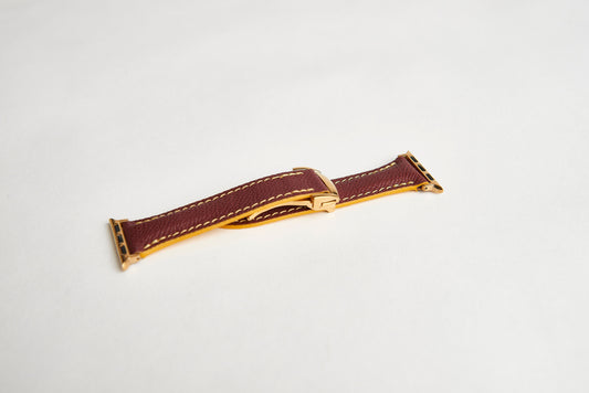 🔴 ASU Maroon Epsom Apple Watch Band (Women's Size)
