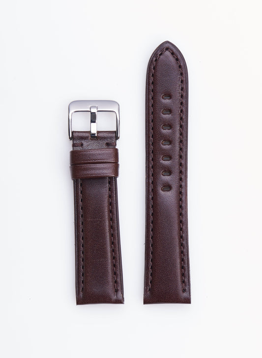 Brown High Polished Italian Leather | h2046
