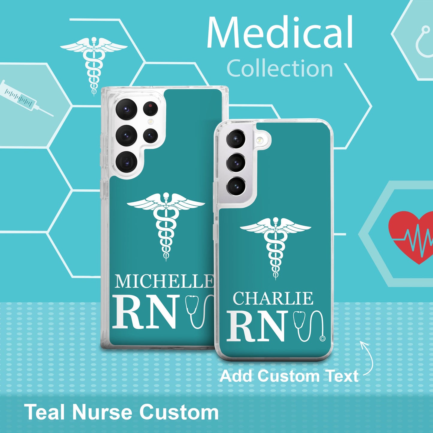 Nurse HD Custom Name Samsung Galaxy S22 Phone Case