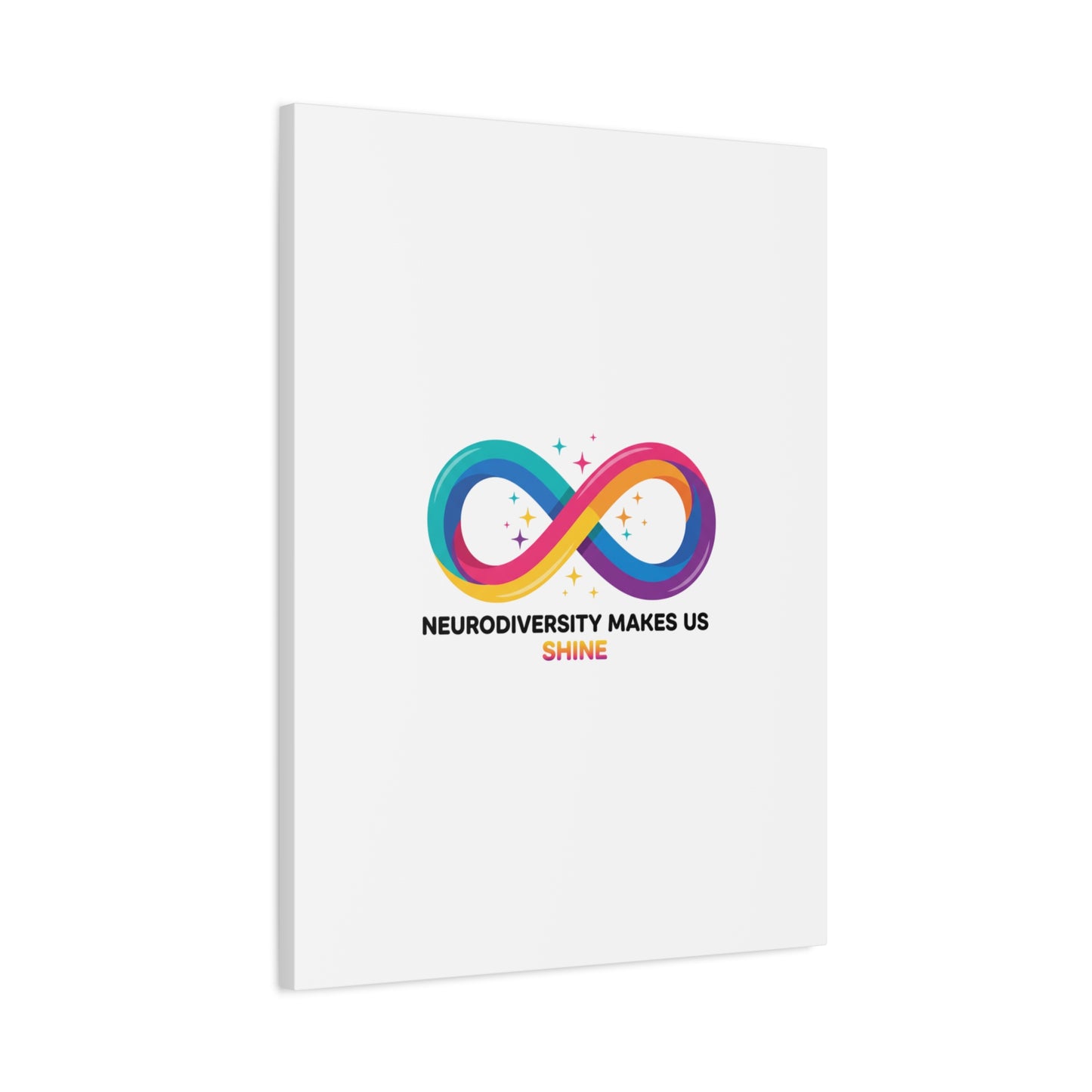 Neurodiversity Makes Us Shine Canvas | Autism Acceptance, Autistic Pride