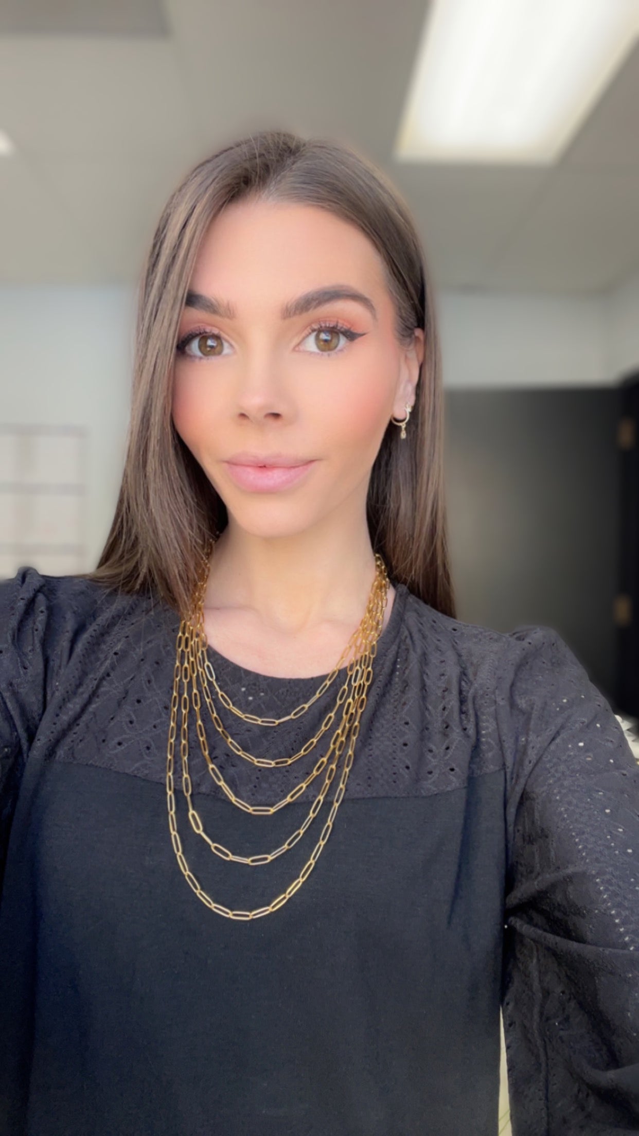 VELORE GOLD - Paperclip Necklace 18, 20, 22, 24 & 26 inches