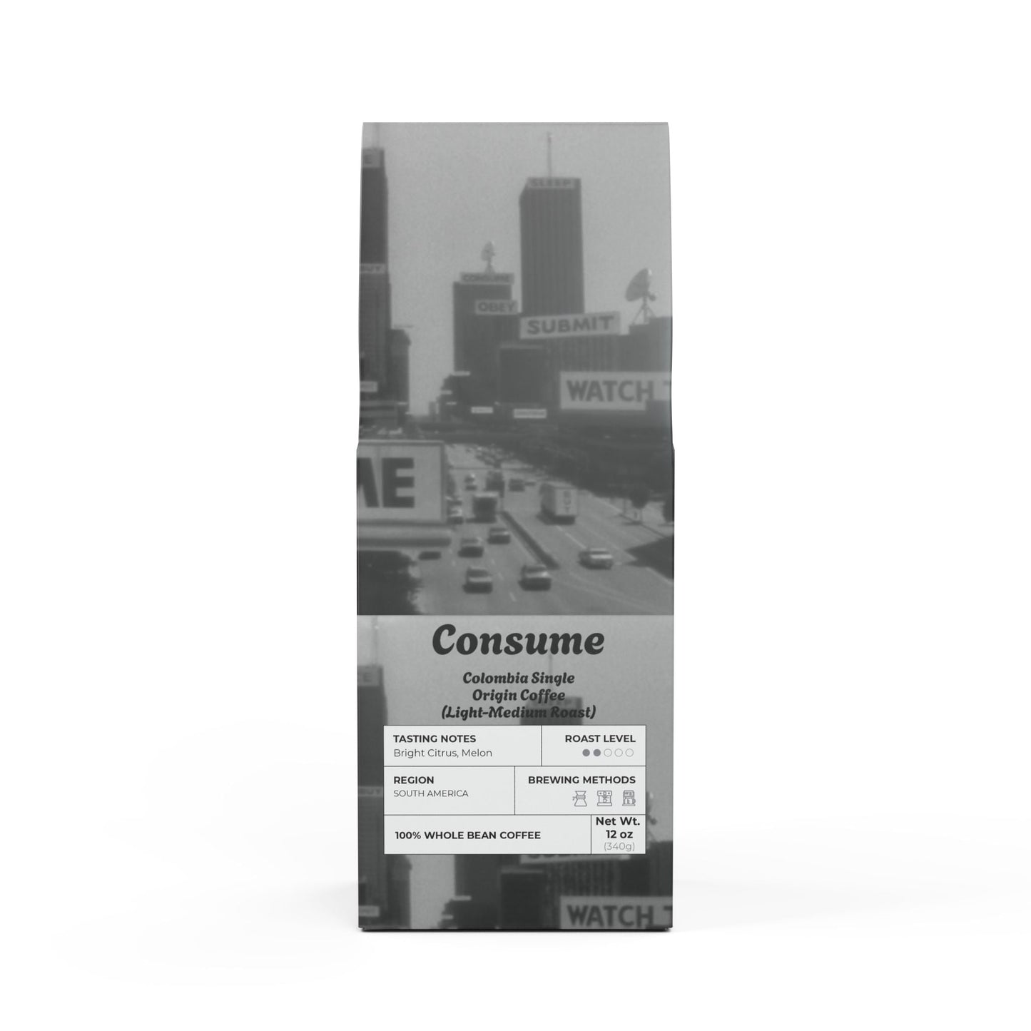 Colombia Single Origin Coffee (Light-Medium Roast) - "They Live"