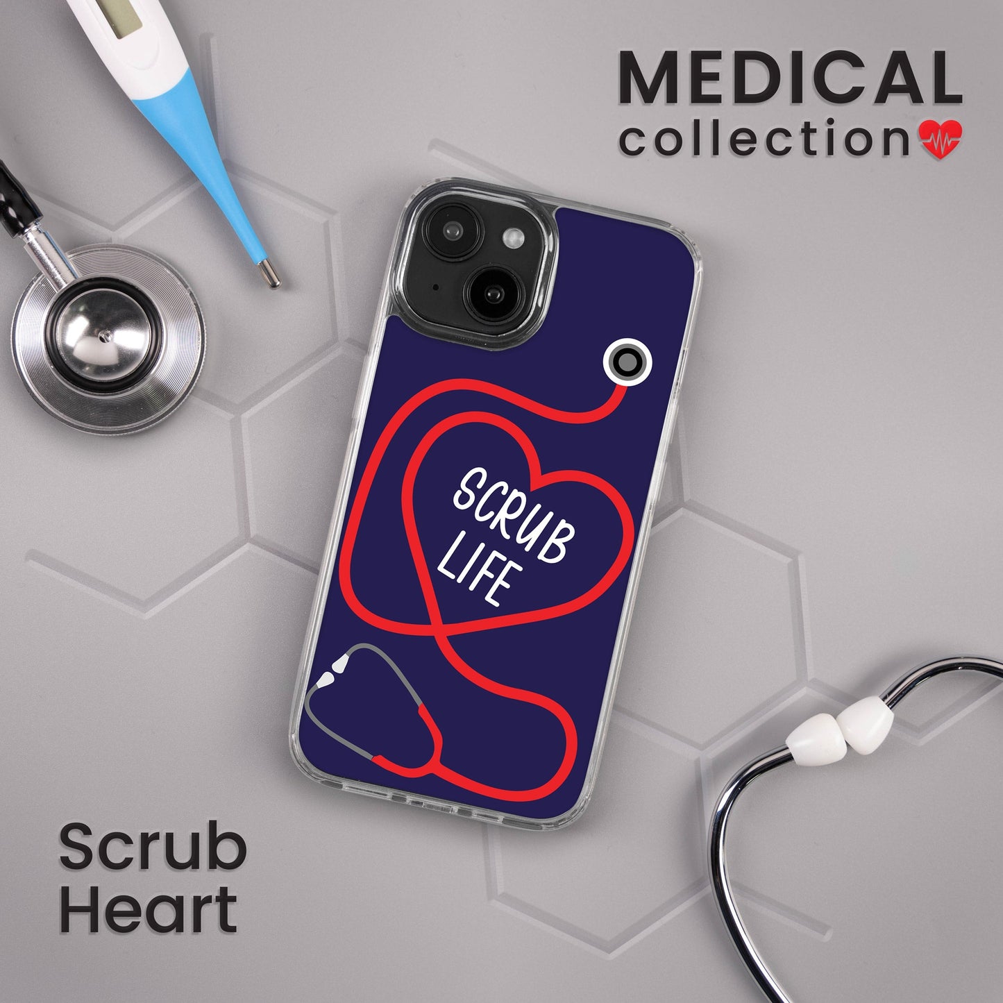 Nurse HD Apple iPhone 15 Series Mag-Safe Phone Case