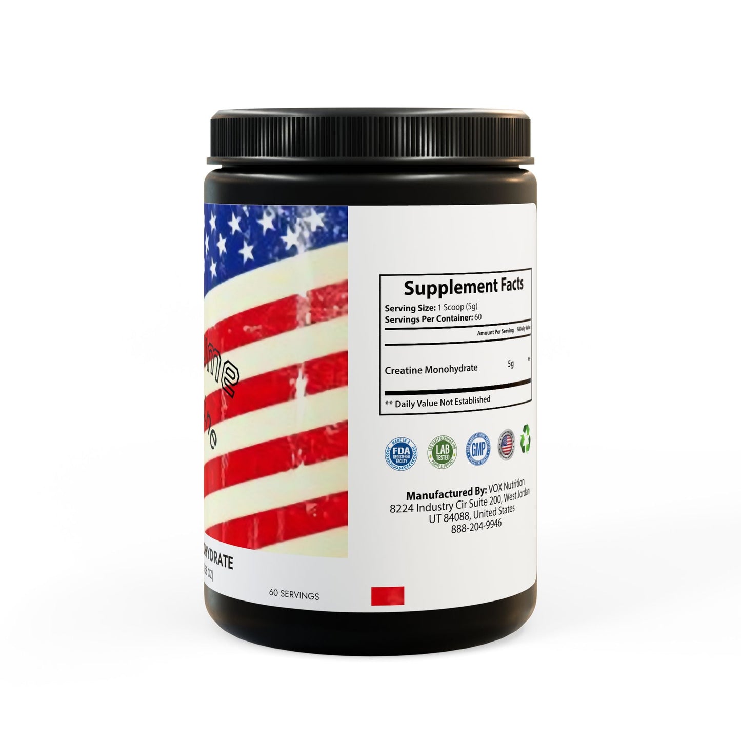 Creatine Monohydrate Supplement (300 g, 10.58 oz) - "Consume"