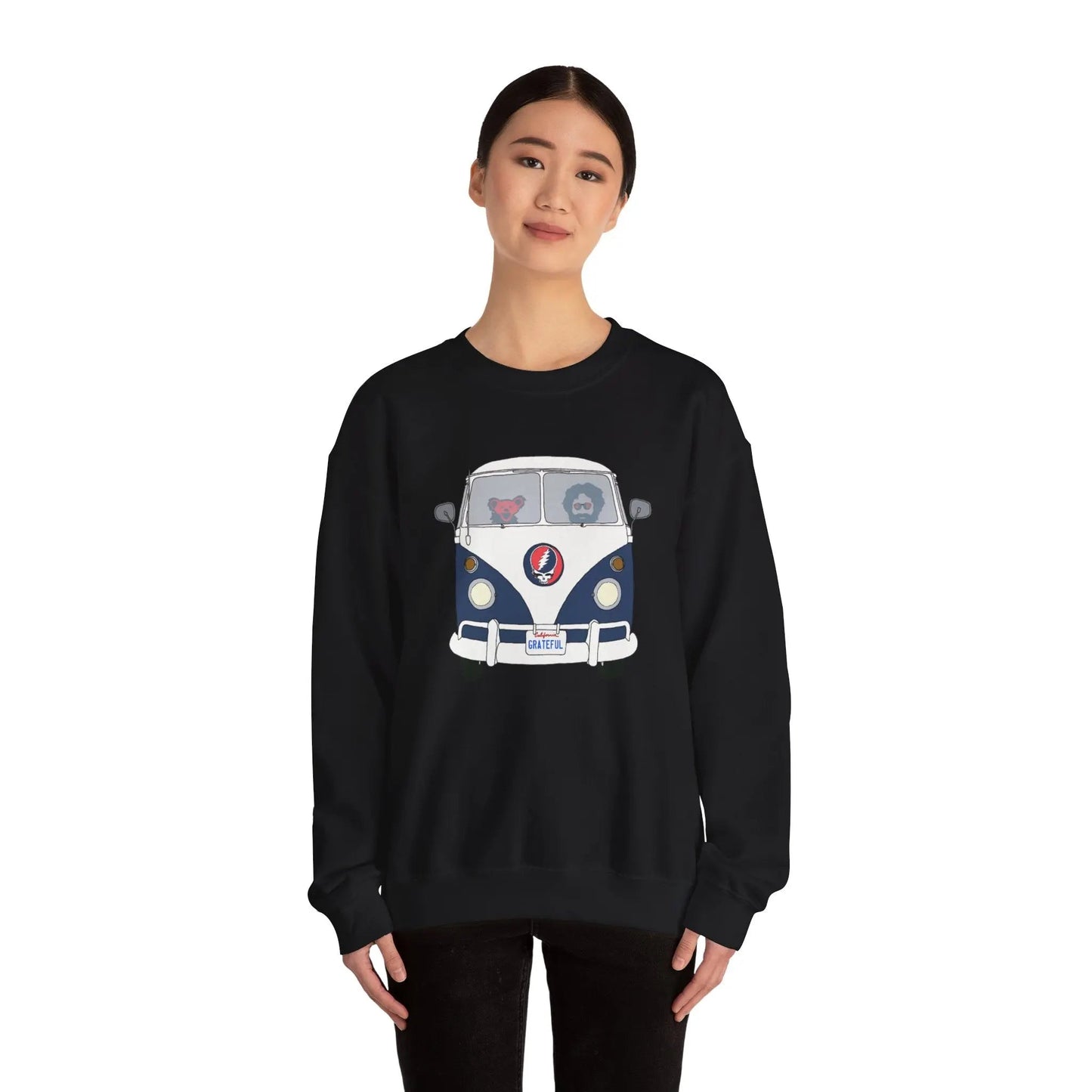 Jerry's Takin' The Bus Life is dead.® Crewneck | Grateful Dead