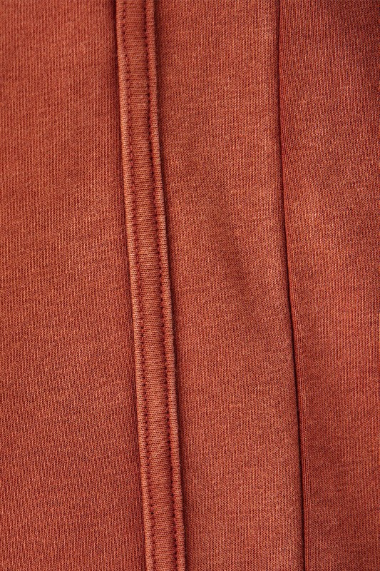 Dolphin Tail Wide Leg Mineral Washed Pants