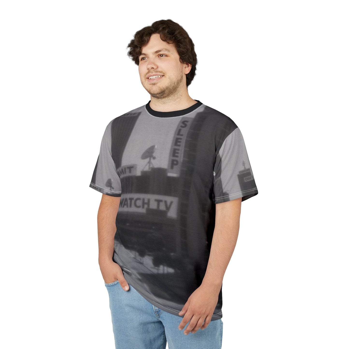 Urban Graphic Tee - 'Sleep, Submit, Watch TV'