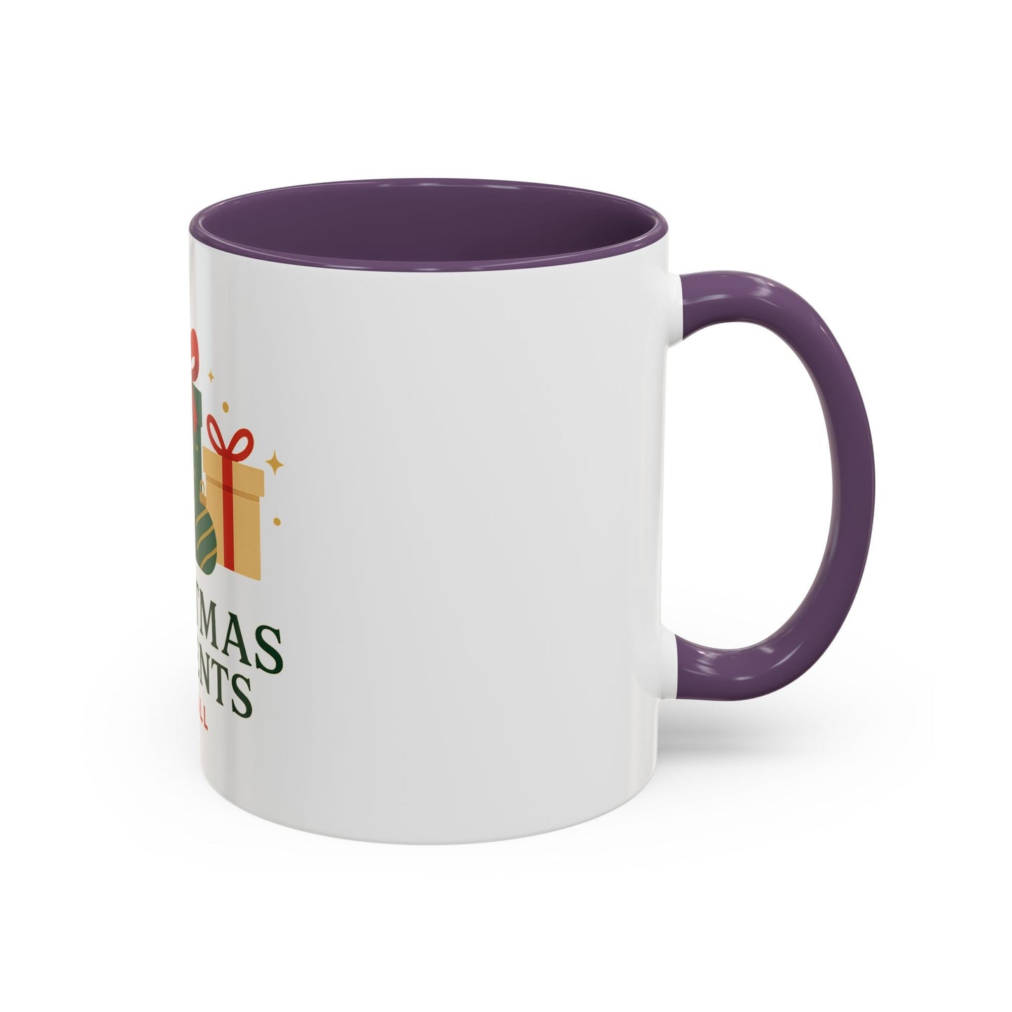Christmas Presents Coffee Mug — Holiday Gift Mug (Accent 11/oz)