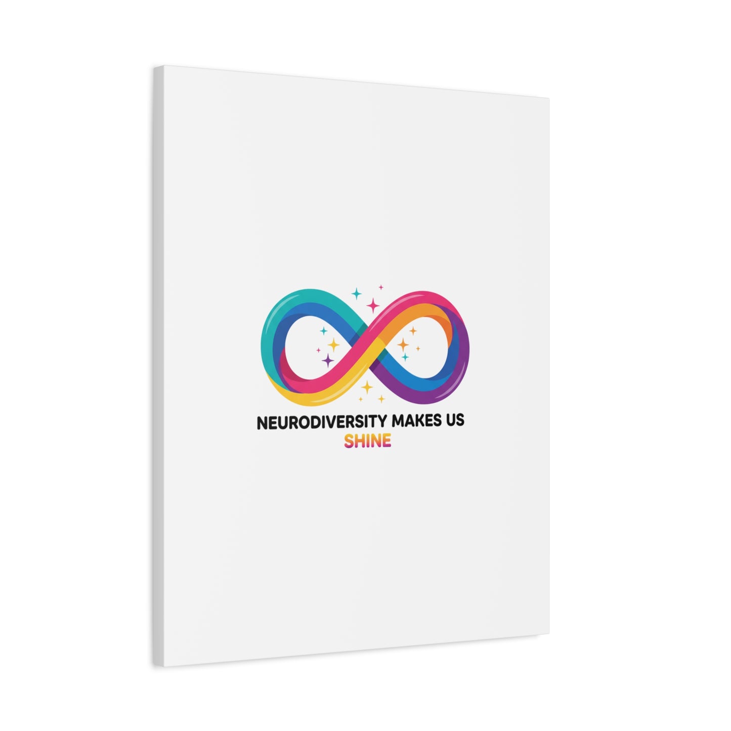 Neurodiversity Makes Us Shine Canvas | Autism Acceptance, Autistic Pride