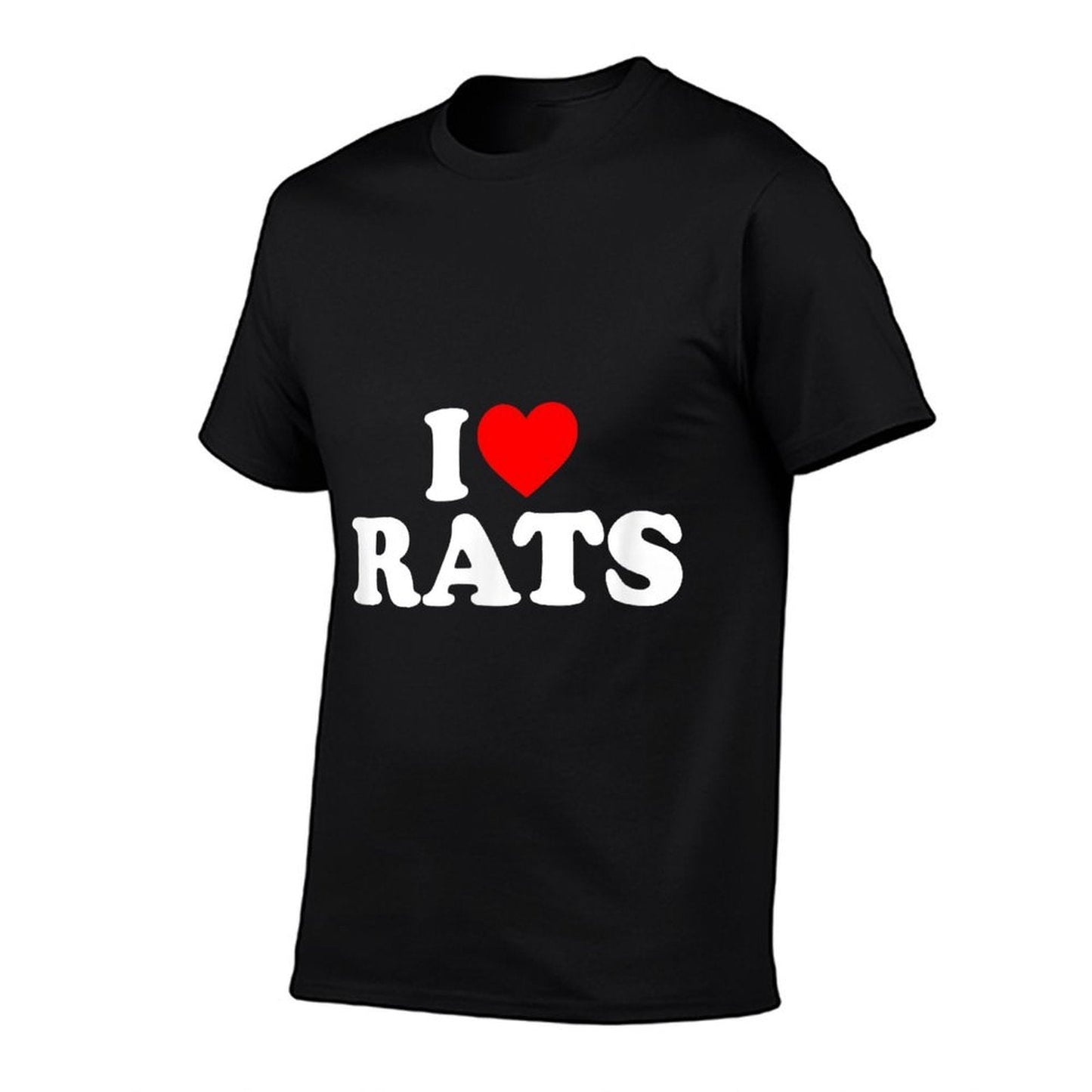 I Love Rats,I Heart Rats  Polyester Blend T-Shirt