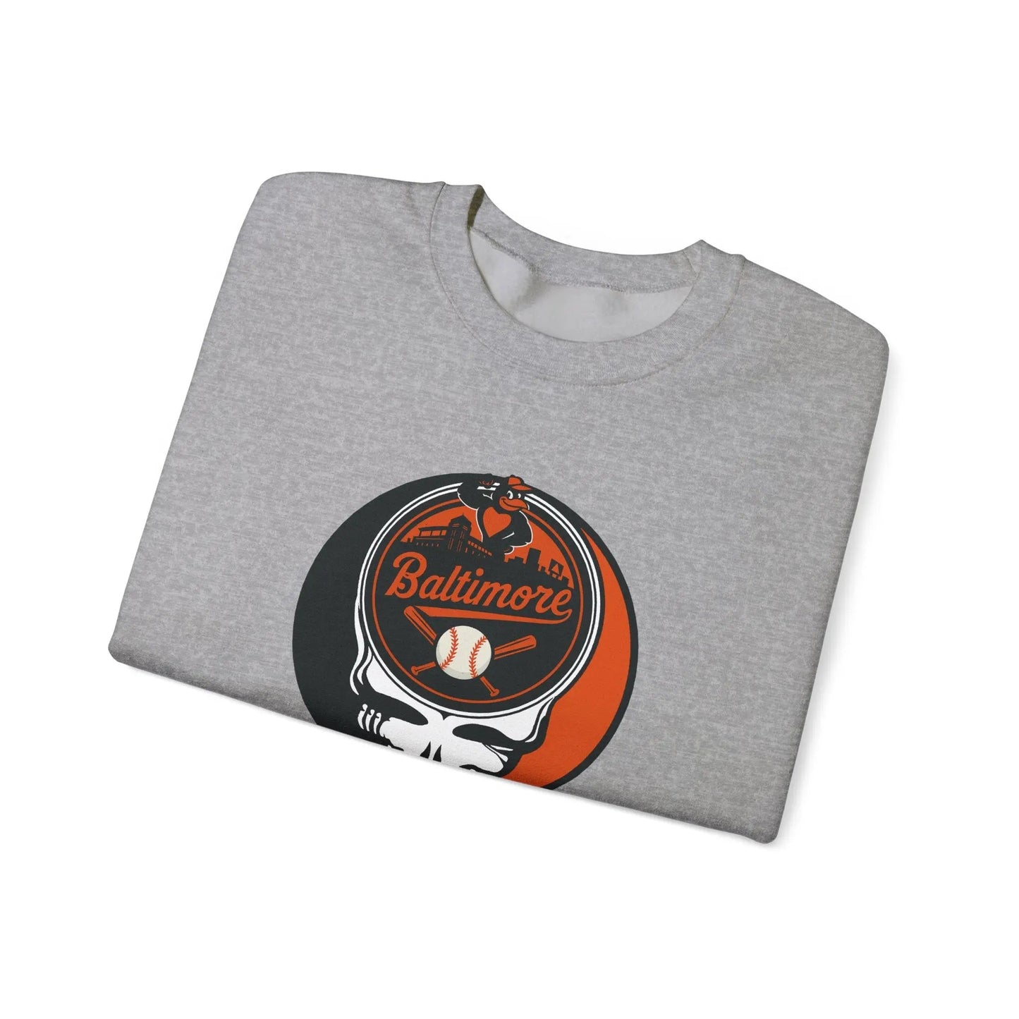 Baltimore Orioles Original Stealie × Grateful Dead Crewneck