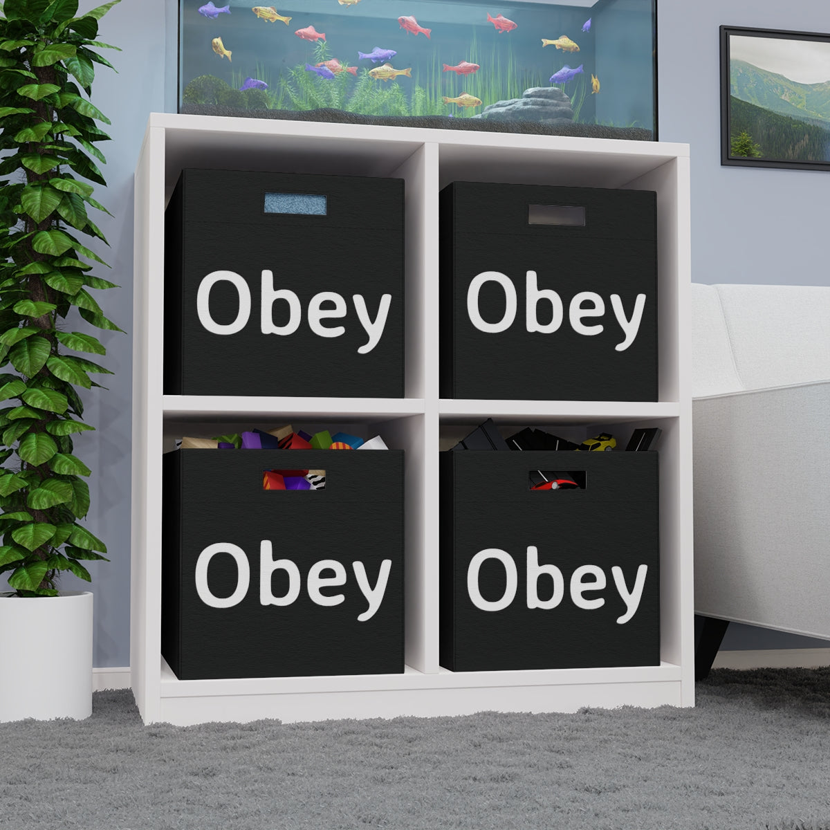 Felt Storage Box - Obey
