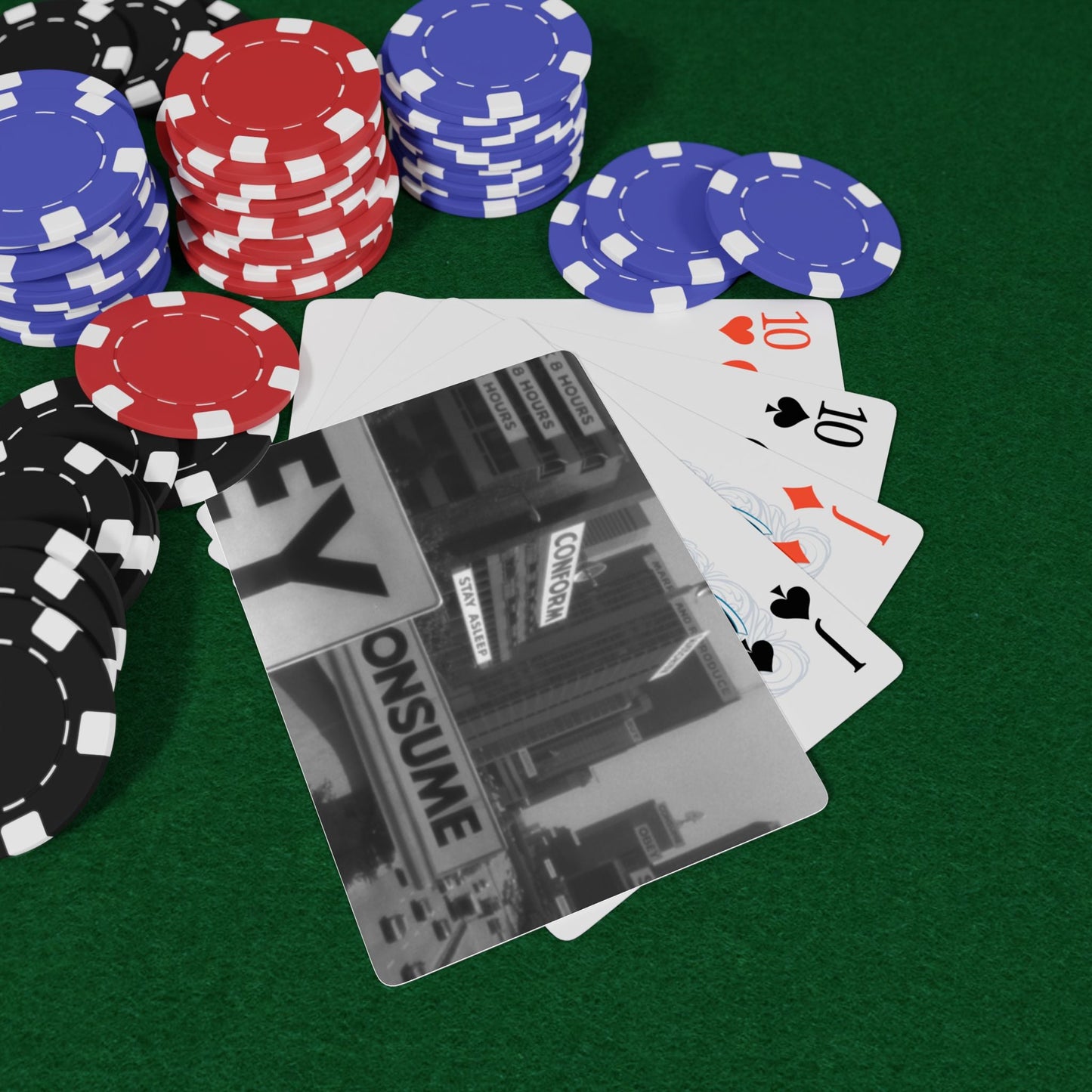 Poker Playing Cards - "Obey and Consume"