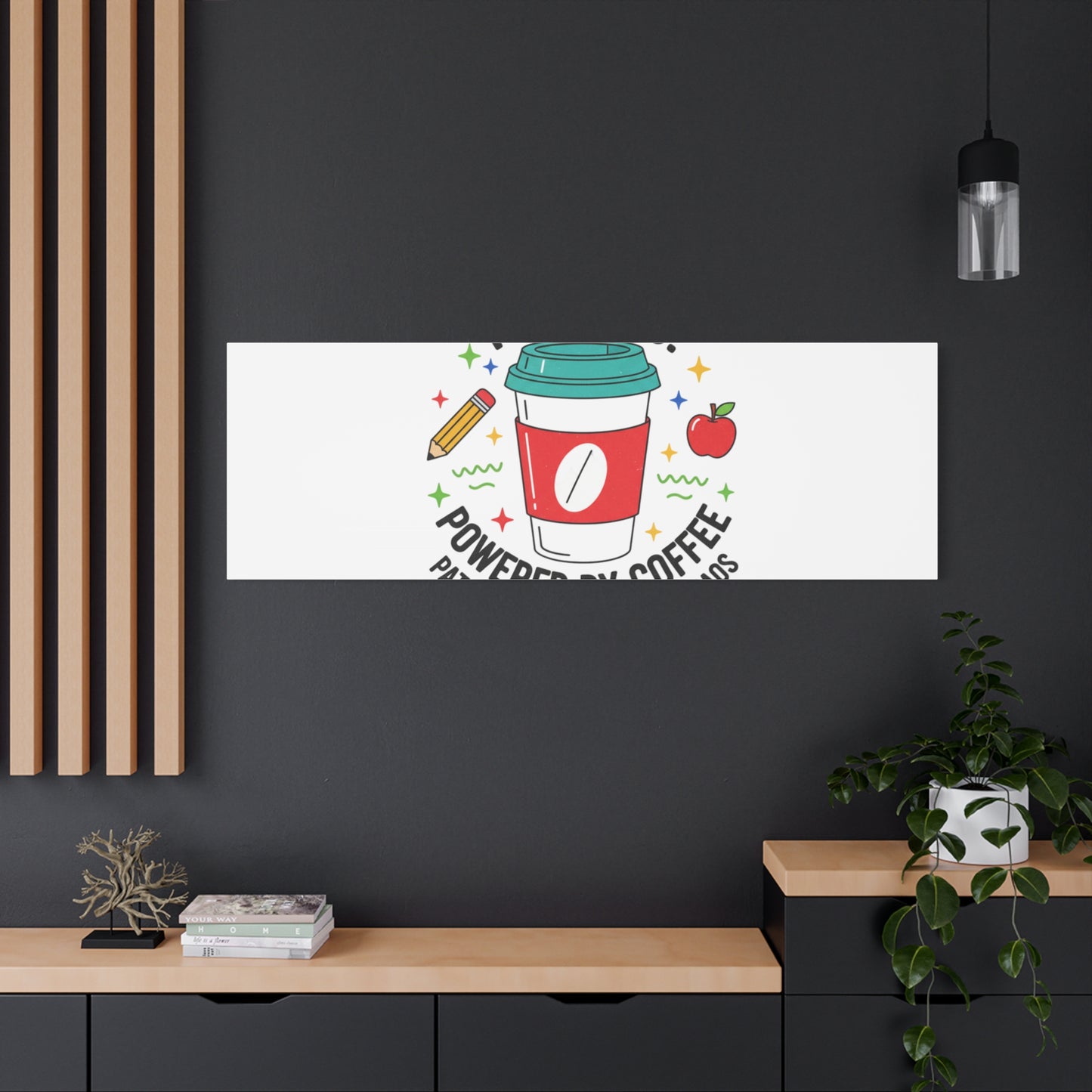 Teaching Powered by Coffee Canvas, Teacher Appreciation Gifts | Teacher Life, Classroom Humor