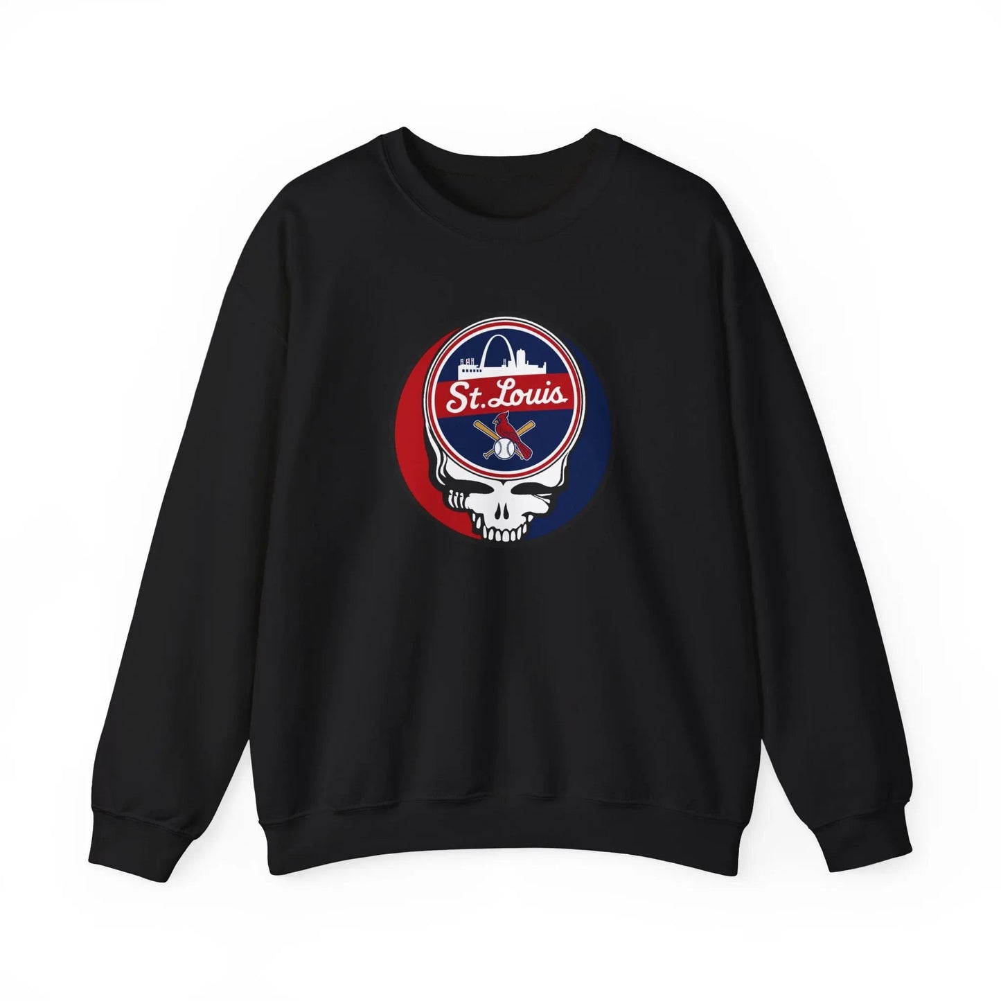 St. Louis Cardinals Original Stealie × Grateful Dead Crewneck