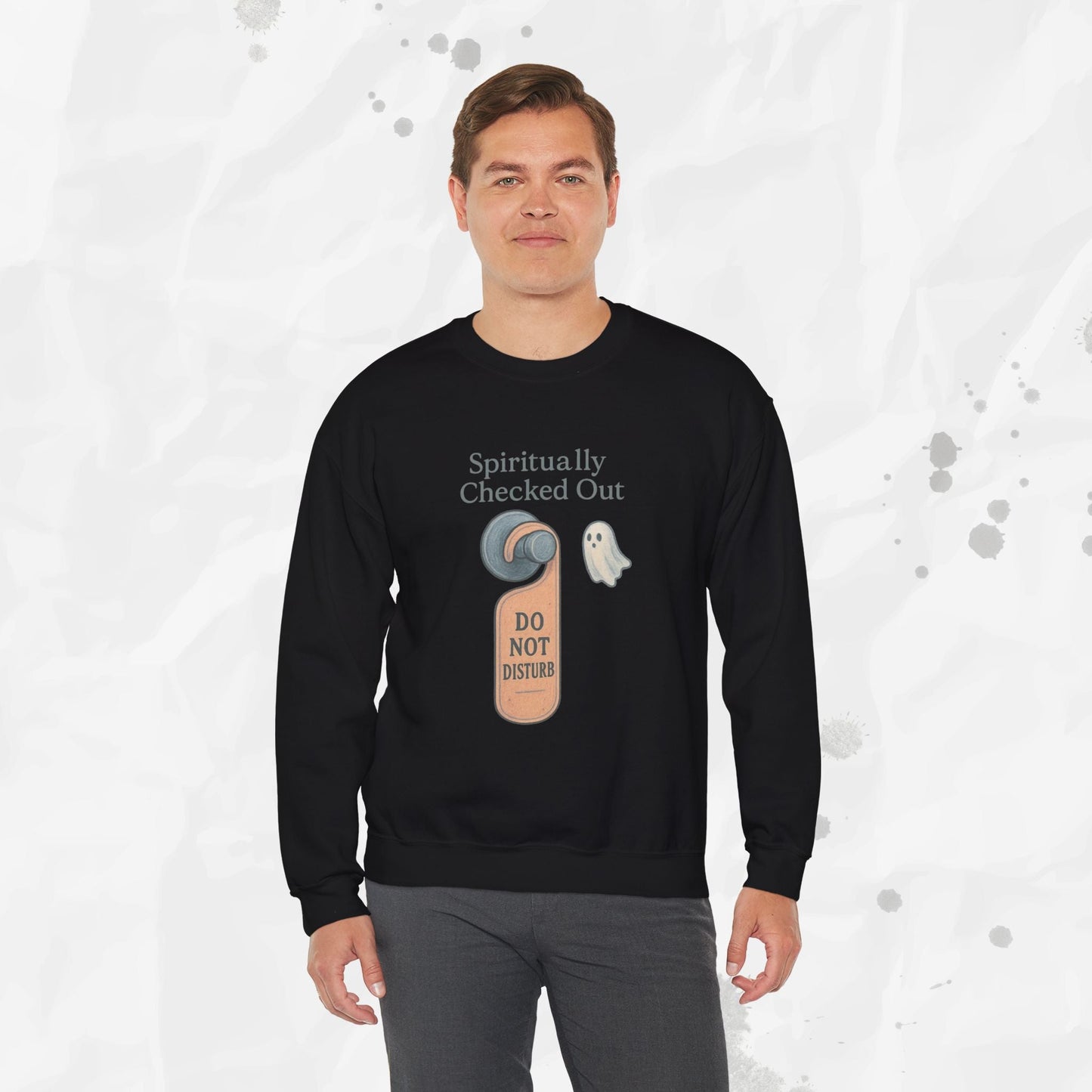 Spiritually Checked Out - Crewneck Sweatshirt
