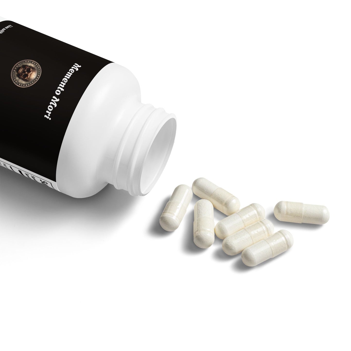Magnesium Glycinate Supplement (60 Capsules) - "Memento Mori"