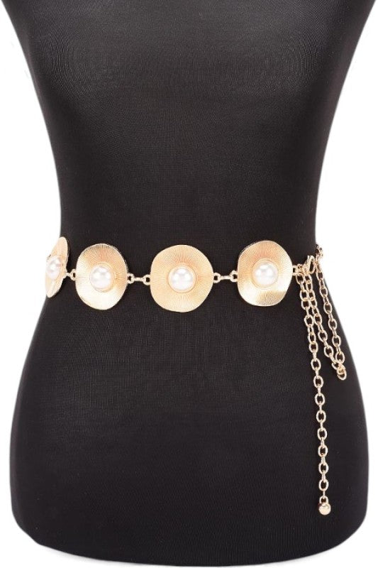 Pearl Studs Iconic Chain Belt