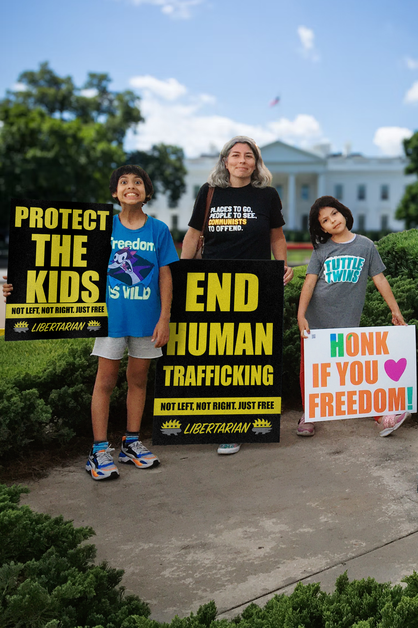 End Human Trafficking - Profits for Protests Adult Sign (24" x 36")